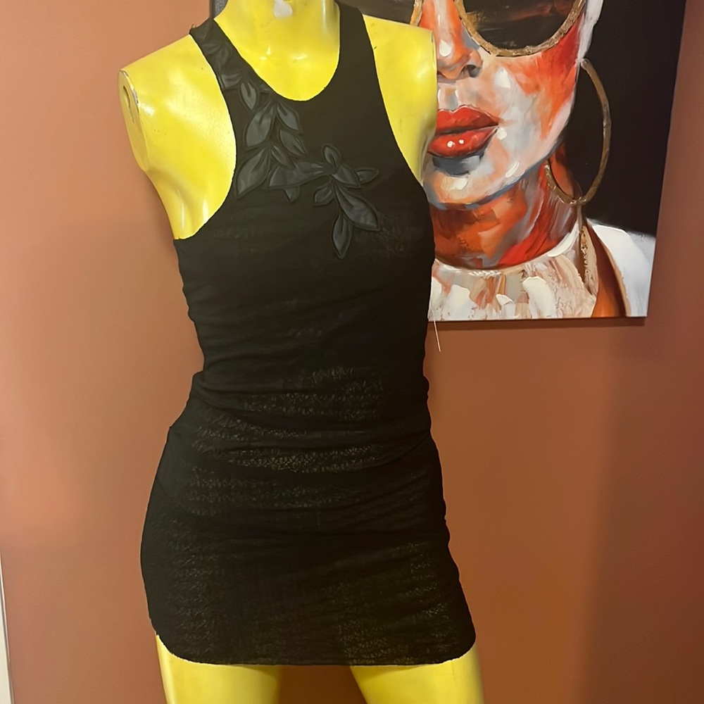 FREE PEOPLE BLACK HEAT DRESS size S
